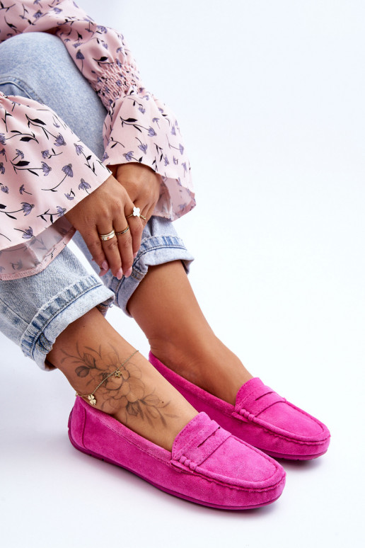 Elegantne mokassinid Tumeroosad värvi Lenvie