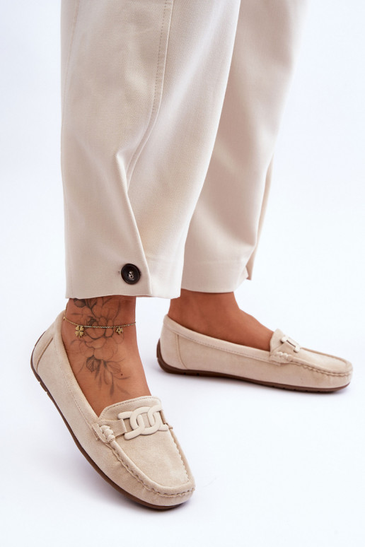 Moekad Seemisnahast mokassiinid beeži värvi Rabell Moekad Seemisnahast mokassiinid beeži värvi Rabell