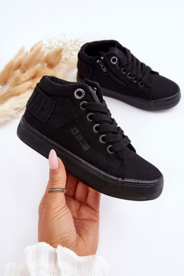 Laste jalanõud Klassikalise mudeli vabaajajalatsi Big Star LL374001 mustad 2