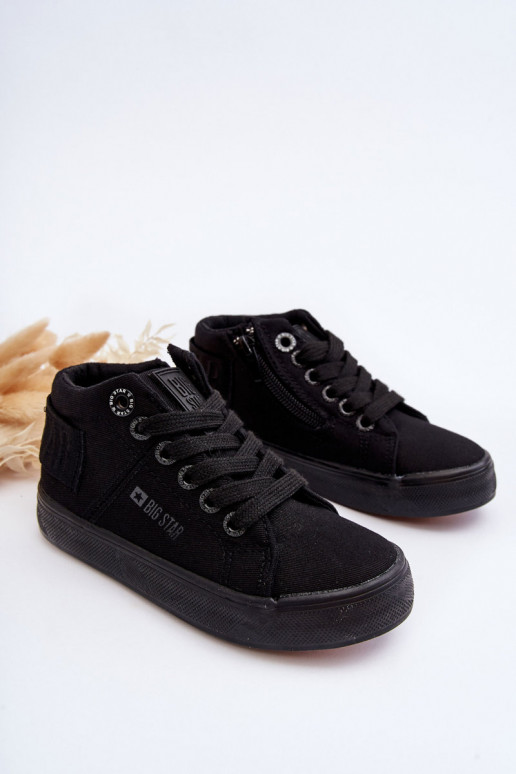 Laste jalanõud Klassikalise mudeli vabaajajalatsi Big Star LL374001 mustad