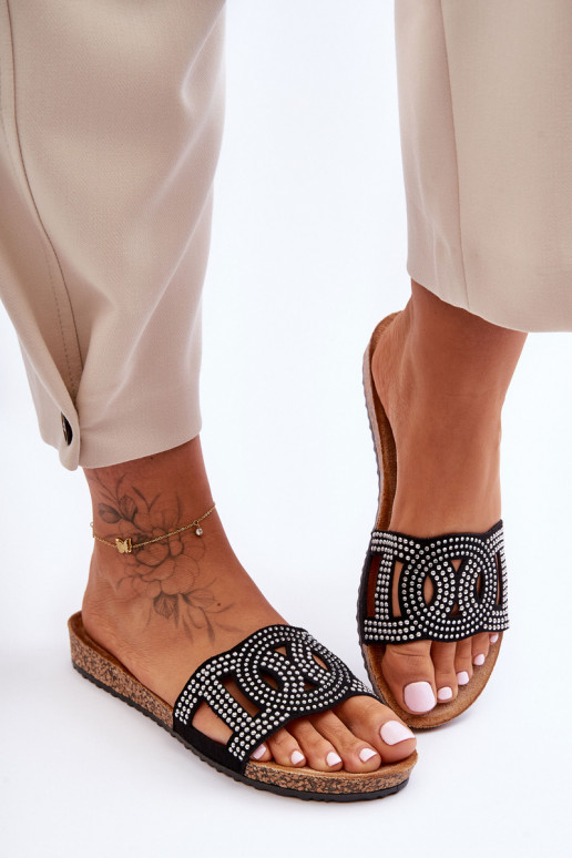 Naiselik Sussid Kaunistustega Naastud mustad Evelins Naiselik Sussid Kaunistustega Naastud mustad Evelins