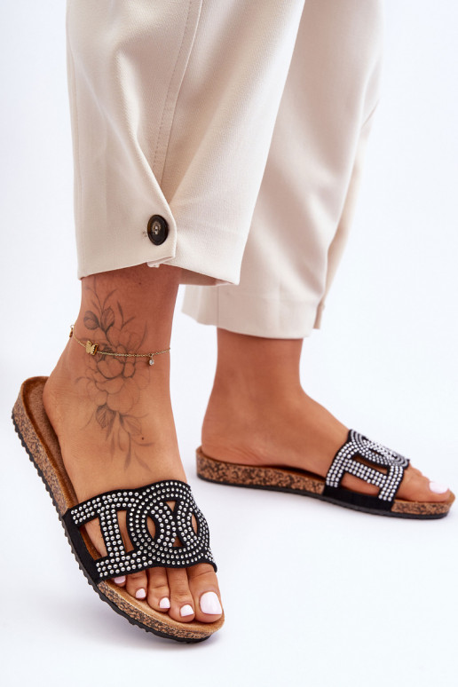 Naiselik Sussid Kaunistustega Naastud mustad Evelins Naiselik Sussid Kaunistustega Naastud mustad Evelins