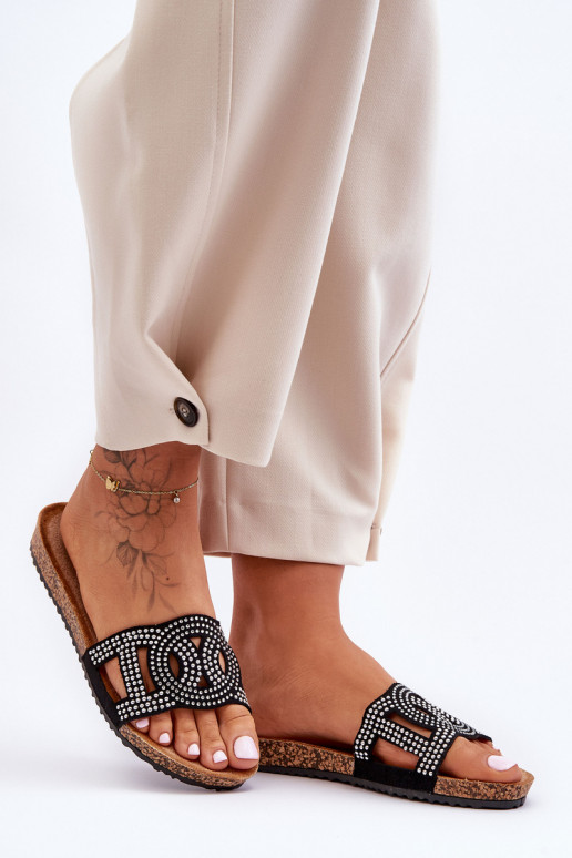 Naiselik Sussid Kaunistustega Naastud mustad Evelins Naiselik Sussid Kaunistustega Naastud mustad Evelins