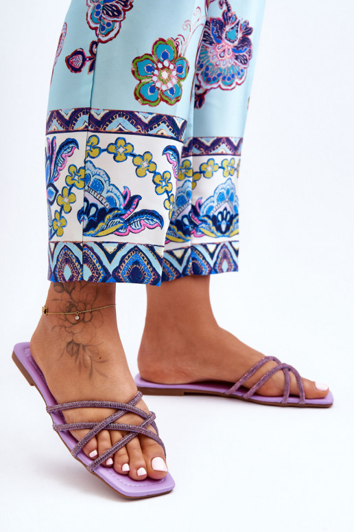 Sussid rihmadega I  Violetne värv Leomi Sussid rihmadega I  Violetne värv Leomi