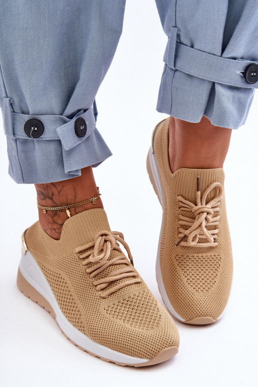 Riidest  spordijalatsid  beeži värvi Visconti Riidest  spordijalatsid  beeži värvi Visconti