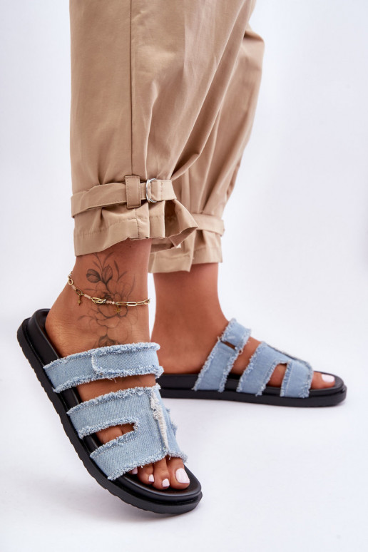 Sussid Riidest krõpsudega kinnitatav Sinist värvi Lamirose Sussid Riidest krõpsudega kinnitatav Sinist värvi Lamirose