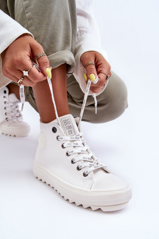 naiste saapad Big Star  voodriga valget värvi GG274108 naiste saapad Big Star  voodriga valget värvi GG274108