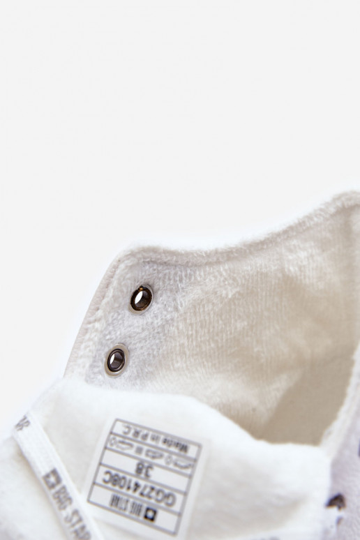 naiste saapad Big Star  voodriga valget värvi GG274108 naiste saapad Big Star  voodriga valget värvi GG274108