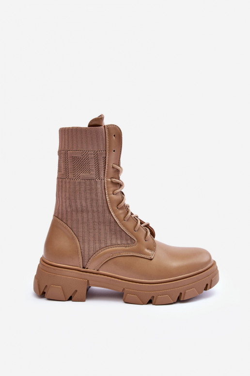 saapad nööritavad beeži värvi Marlissa saapad nööritavad beeži värvi Marlissa