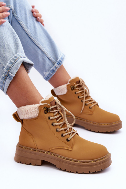 jalanõud   soojad saapad pruunid värvi Jette