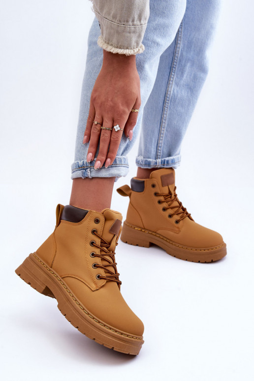 jalanõud Naiste poolsaapad voodriga pruunid värvi Corbin jalanõud Naiste poolsaapad voodriga pruunid värvi Corbin