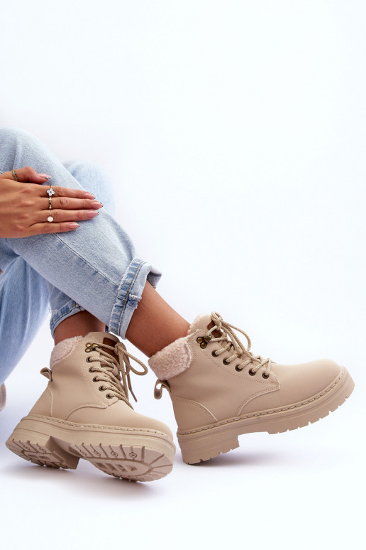 jalanõud   soojad saapad Elevandiluu värvi Jette