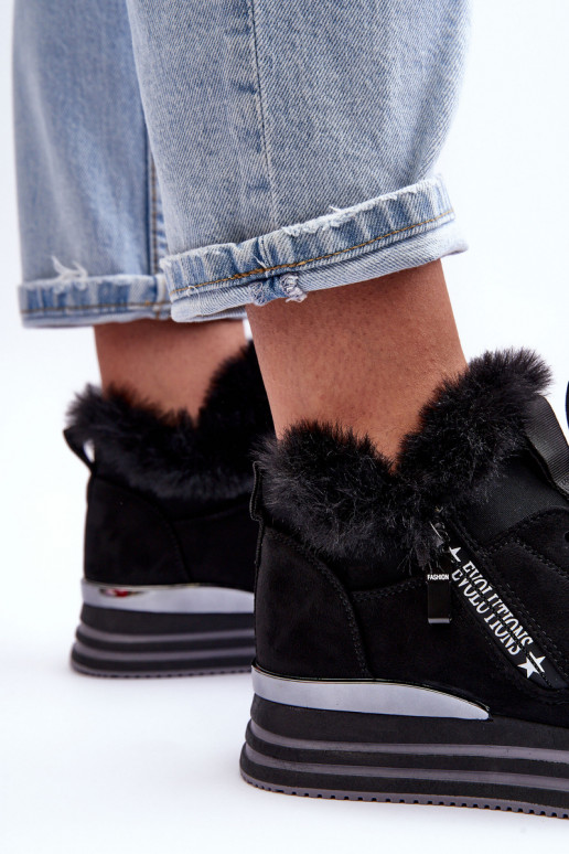 spordijalatsid platvormiga karusnahaga mustad Jamarie spordijalatsid platvormiga karusnahaga mustad Jamarie