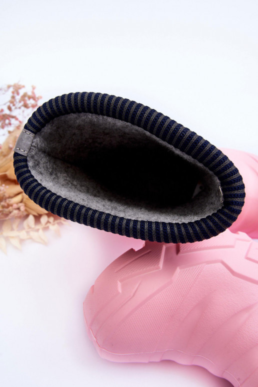 Laste jalanõud Kummikud voodriga Befado 162Y307 Tumeroosad värvi Laste jalanõud Kummikud voodriga Befado 162Y307 Tumeroosad värvi