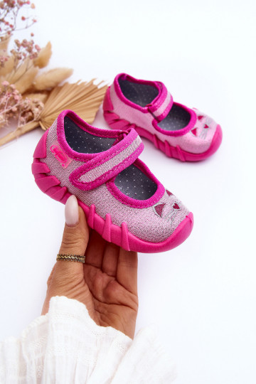 Sussid/baleriinijalatsid läikiv  Befado 109P235 Tumeroosad värvi 2