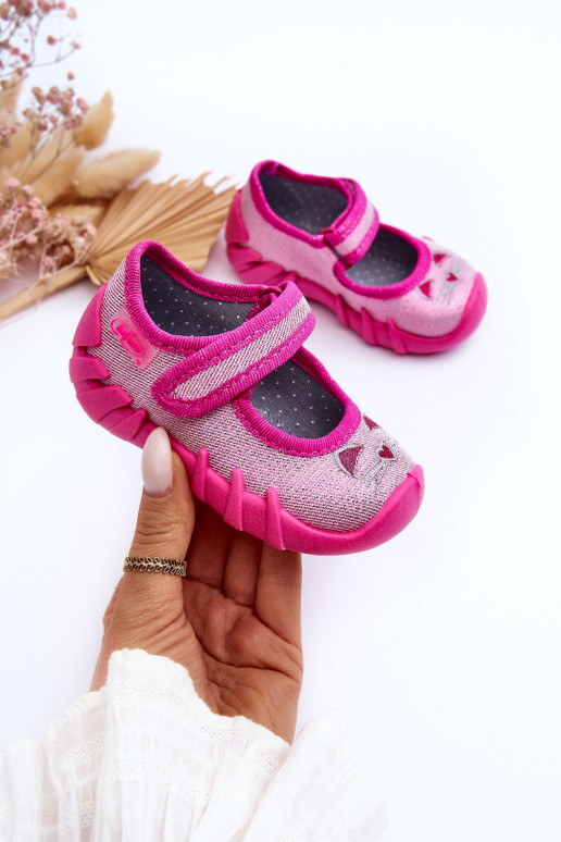 Sussid/baleriinijalatsid läikiv  Befado 109P235 Tumeroosad värvi