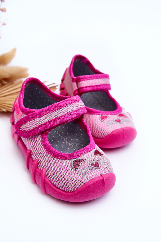 Sussid/baleriinijalatsid läikiv  Befado 109P235 Tumeroosad värvi