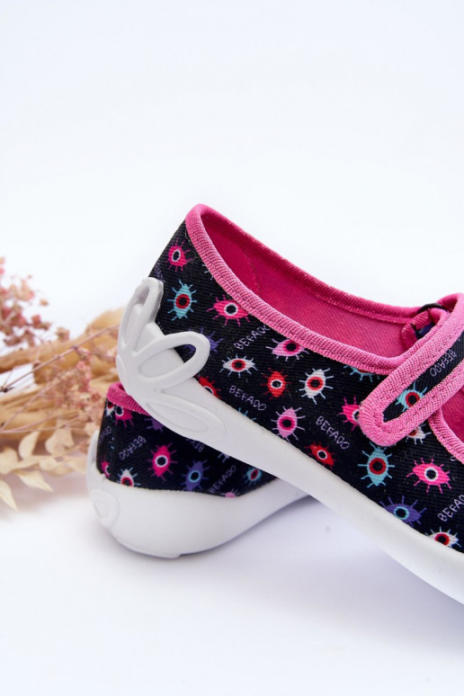 Sussid/baleriinijalatsid Laste Befado 114Y518 Sinist värvi-Tumeroosad värvi Sussid/baleriinijalatsid Laste Befado 114Y518 Sinist värvi-Tumeroosad värvi