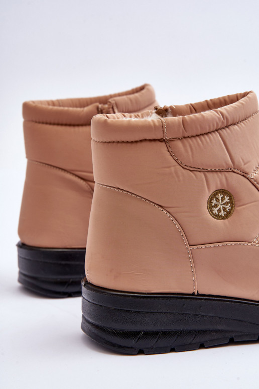 nööpidega lumesaapad Pealiste omad voodriga beeži värvi Helis