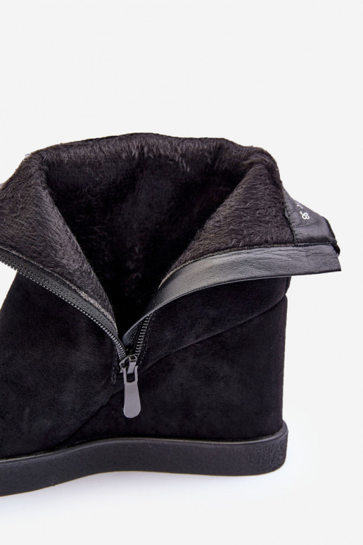 seemisnakhsed voodriga Naiste poolsaapad  kaunistustega mustad Vere seemisnakhsed voodriga Naiste poolsaapad  kaunistustega mustad Vere