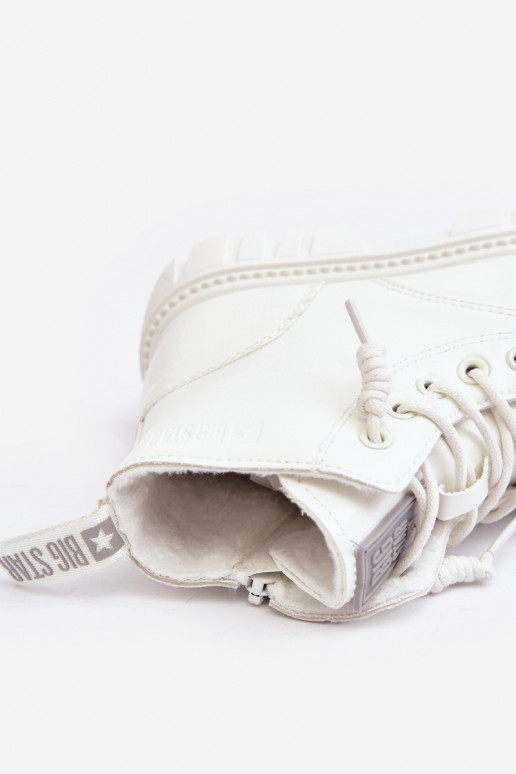 voodriga Laque Naiste poolsaapad Laste jalanõud Big Star MM374142 valget värvi