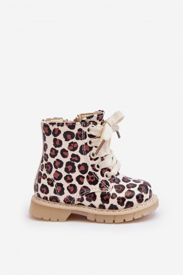 voodriga Naiste poolsaapad Laste jalanõud tõmblukuga beeži värvi-pruunid värvi Dolida 2