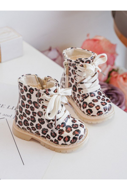 voodriga Naiste poolsaapad Laste jalanõud tõmblukuga beeži värvi-pruunid värvi Dolida