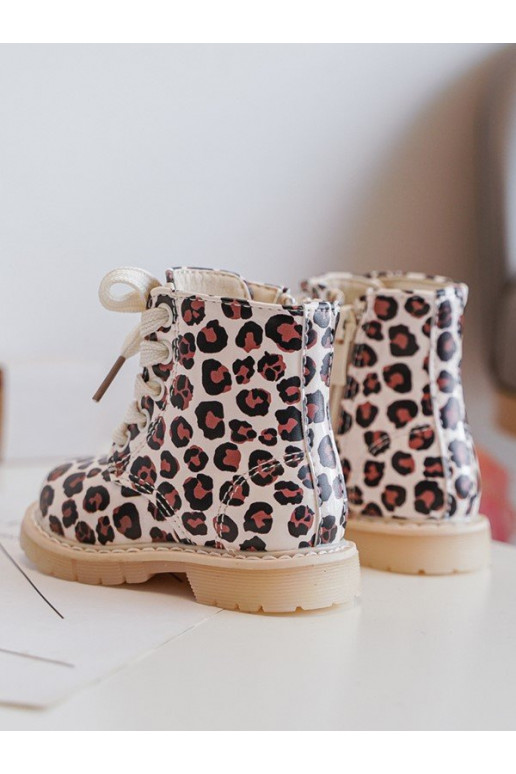 voodriga Naiste poolsaapad Laste jalanõud tõmblukuga beeži värvi-pruunid värvi Dolida