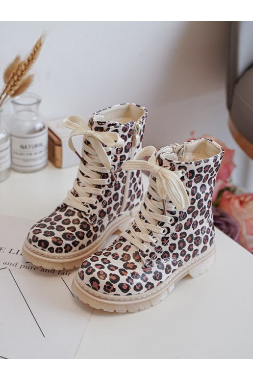 voodriga Naiste poolsaapad Laste jalanõud tõmblukuga beeži värvi-pruunid värvi Dolida