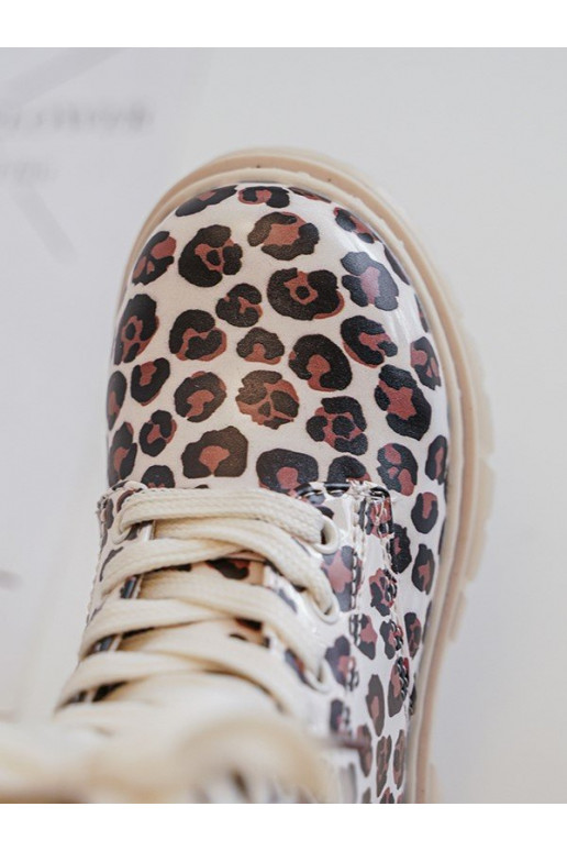 voodriga Naiste poolsaapad Laste jalanõud tõmblukuga beeži värvi-pruunid värvi Dolida