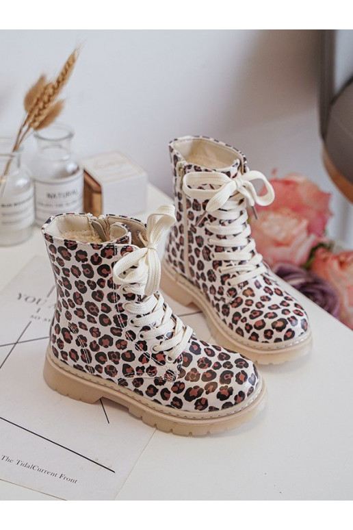 voodriga Naiste poolsaapad Laste jalanõud tõmblukuga beeži värvi-pruunid värvi Dolida