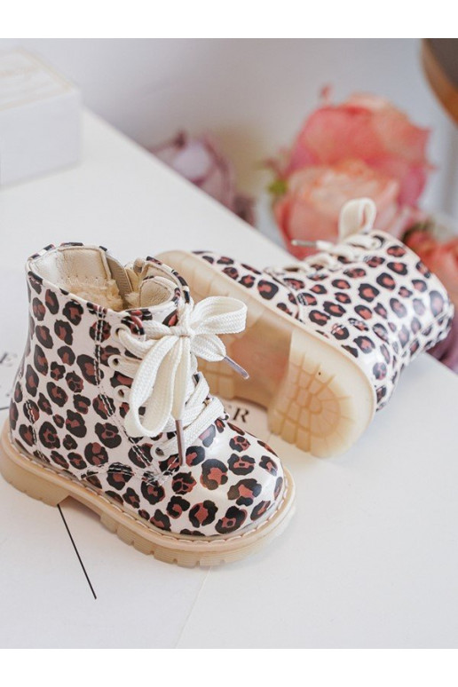 voodriga Naiste poolsaapad Laste jalanõud tõmblukuga beeži värvi-pruunid värvi Dolida