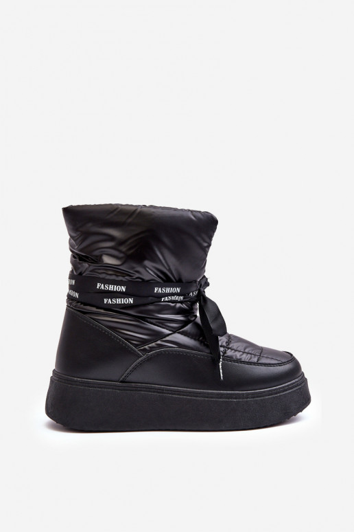 nööpidega lumesaapad    Wiązaniem mustad Siracna nööpidega lumesaapad    Wiązaniem mustad Siracna