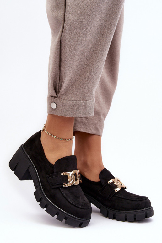 seemisnakhsed jalatsid   kaunistustega mustad Rullenes