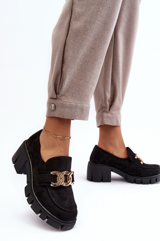 seemisnakhsed jalatsid   kaunistustega mustad Rullenes