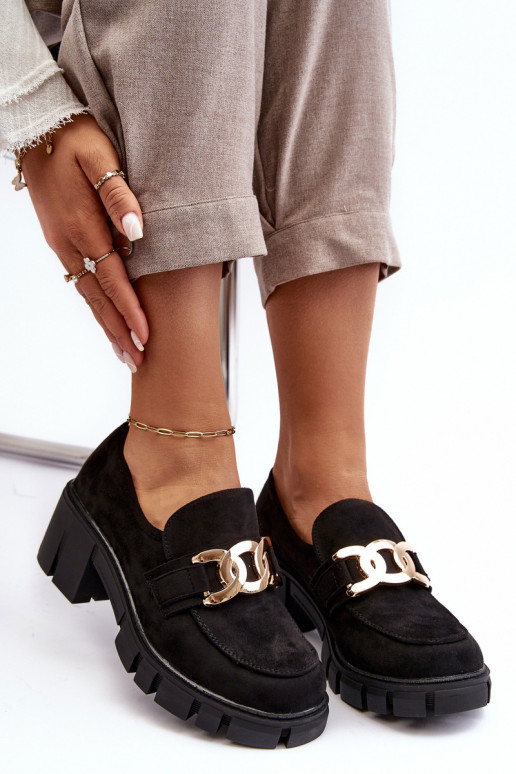 seemisnakhsed jalatsid   kaunistustega mustad Rullenes