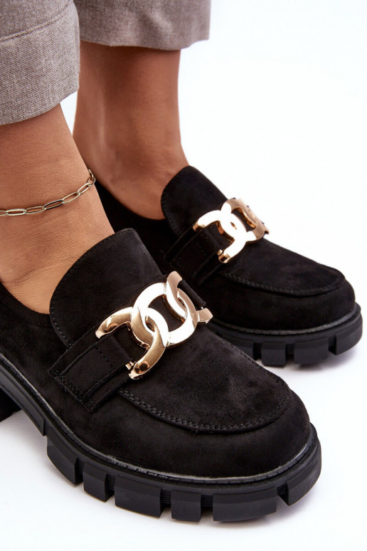 seemisnakhsed jalatsid   kaunistustega mustad Rullenes