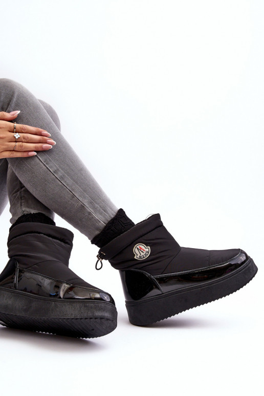 nööpidega lumesaapad   platvormiga mustad Gattea nööpidega lumesaapad   platvormiga mustad Gattea