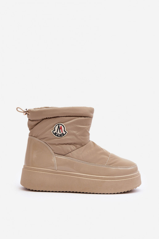 nööpidega lumesaapad   platvormiga beeži värvi Gattea nööpidega lumesaapad   platvormiga beeži värvi Gattea