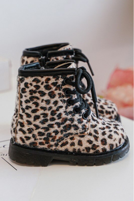 Laste jalanõud tõmblukuga beeži värvi Goopy