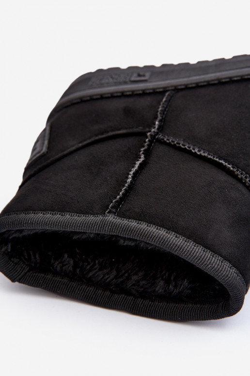 Nööpidega lumesaapad voodriga mustad Big Star MM374054