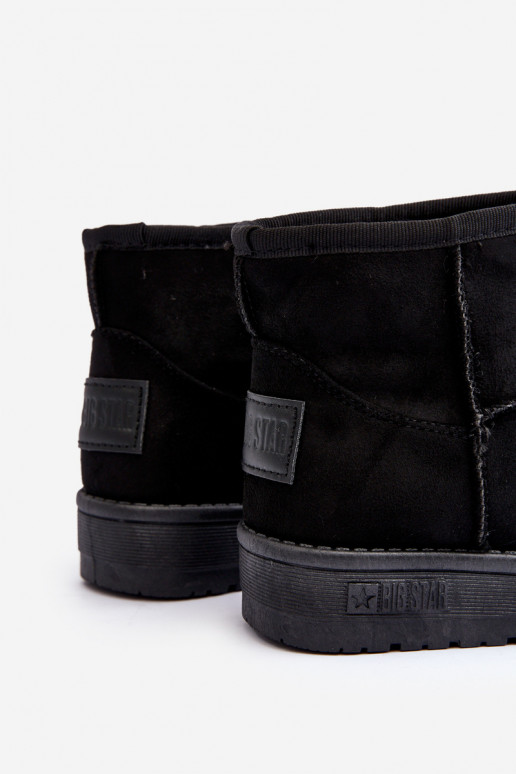 Nööpidega lumesaapad voodriga mustad Big Star MM374054
