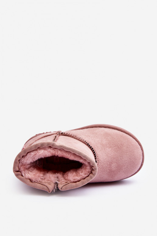 Nööpidega lumesaapad voodriga tõmblukuga Tumeroosad värvi Big Star MM374101