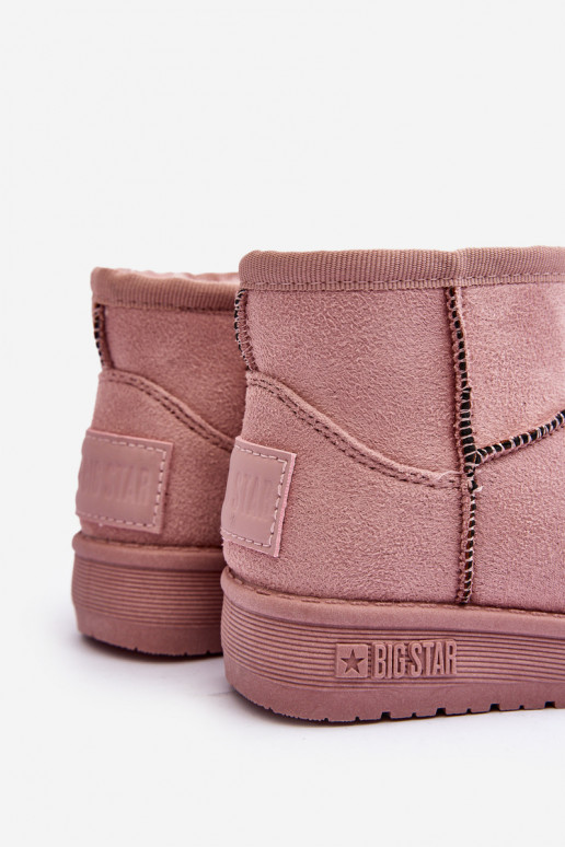 Nööpidega lumesaapad voodriga tõmblukuga Tumeroosad värvi Big Star MM374101