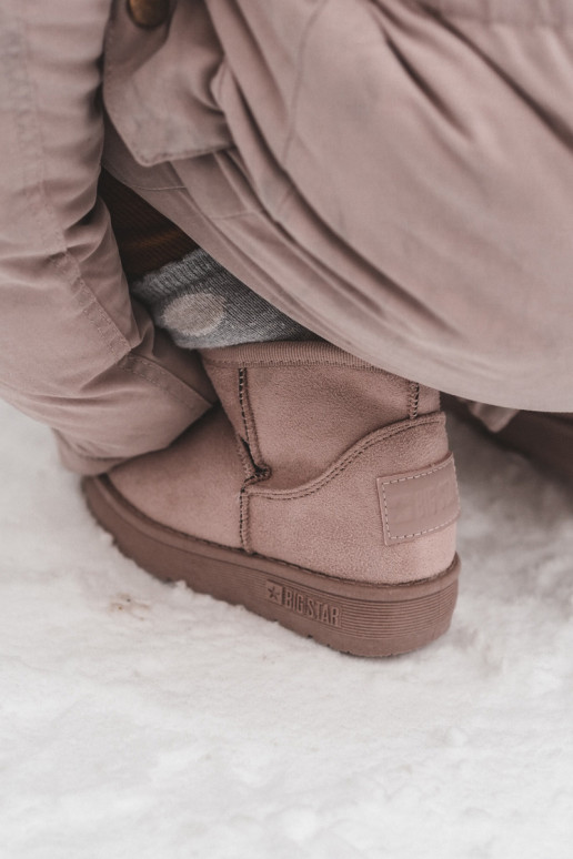 Nööpidega lumesaapad voodriga tõmblukuga Tumeroosad värvi Big Star MM374101