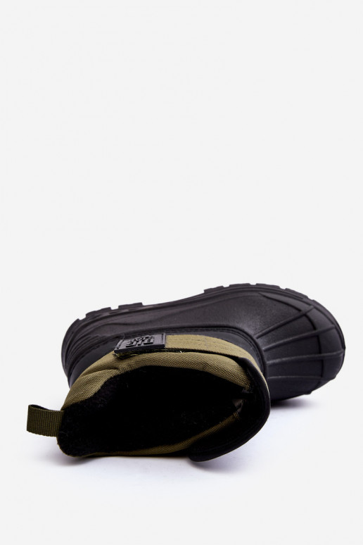 Nööpidega lumesaapad krõpsudega kinnitatav voodriga Khakivärvi Big Star MM374123