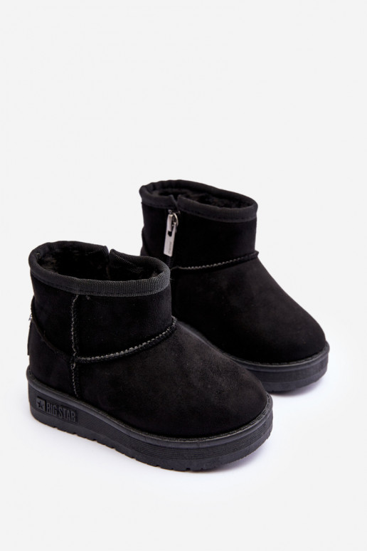 Nööpidega lumesaapad voodriga tõmblukuga mustad Big Star MM374100