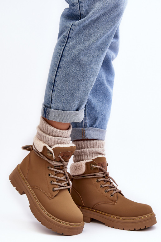 jalanõud     soojad saapad pruunid värvi Lynnvia jalanõud     soojad saapad pruunid värvi Lynnvia