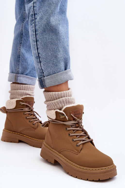 jalanõud     soojad saapad pruunid värvi Lynnvia jalanõud     soojad saapad pruunid värvi Lynnvia