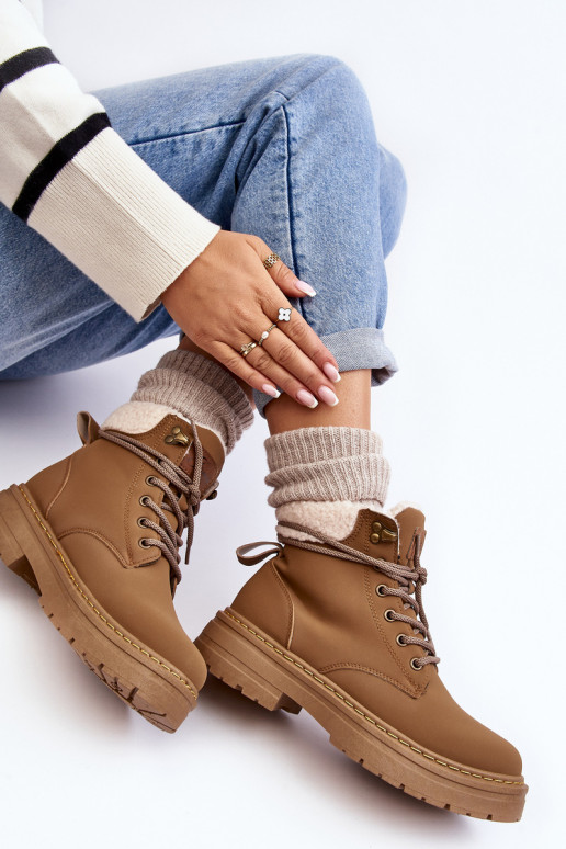 jalanõud     soojad saapad pruunid värvi Lynnvia jalanõud     soojad saapad pruunid värvi Lynnvia